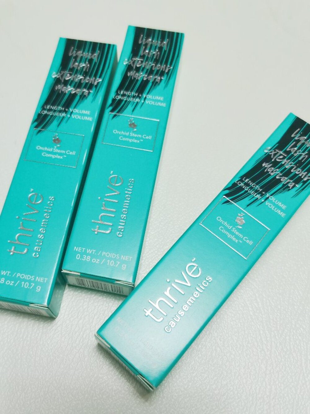 3pcs New Mascara Thrive Causemetics Black Liquid lash Extensions Brynn Full Size